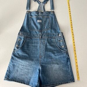 Levis Denim Short Overalls